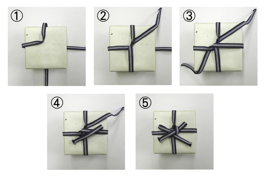 箱の紐の結び方A