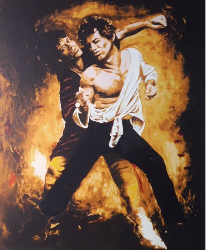 キース＆ミック | ロン・ウッド 買取・作品 | インテリアアート、絵画