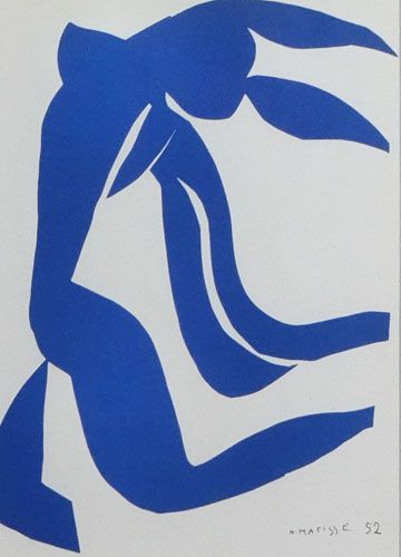 額装絵画 アンリ・マティス ブルーヌード1 リトグラフ 限定36部