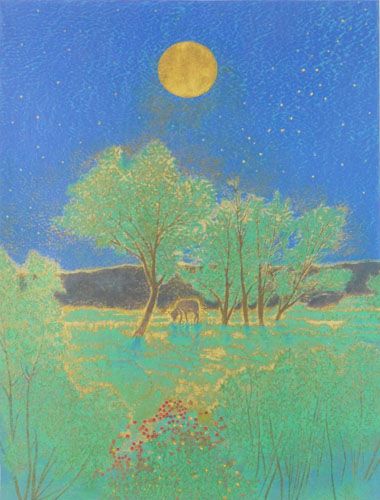 月の光の中に | 福王寺一彦 買取・作品 | 日本画、絵画高額査定は