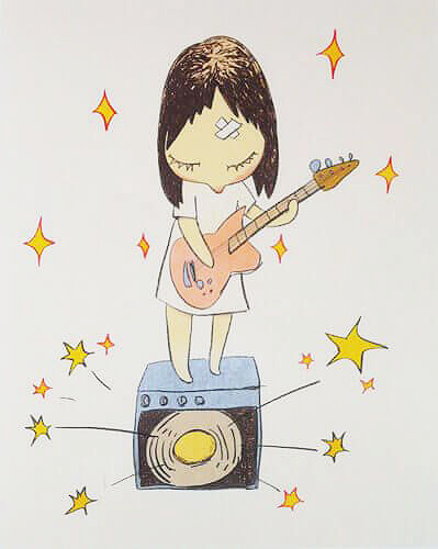 奈良美智 Guitar Girl