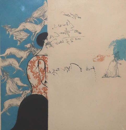 楽天 送料無料にならない ◇芸術家 アート作品2点 』 Roots ルーツ 池田満寿夫さん『 版画