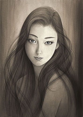 鶴田一郎、スプリング　ブリーズ、希少な画集より、新品高級額装付 アートフレーム「スプリング・ブリーズ」 | 鶴田一郎アート