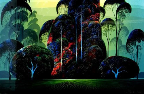 神秘の森 | アイベン・ロール 買取・作品 | インテリアアート