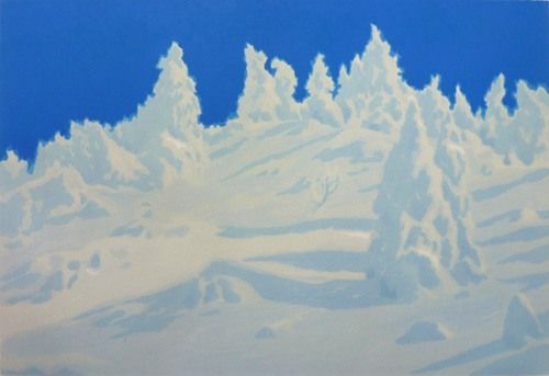 樹氷:「冬の詩」より | 東山魁夷 買取・作品 | 日本画、絵画高額査定は