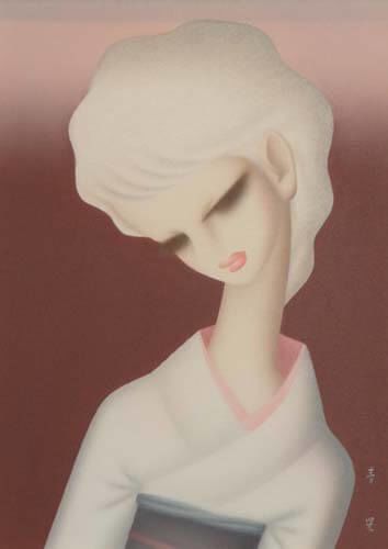 きもの | 東郷青児 買取・作品 | 洋画、絵画高額査定はアート買取協会