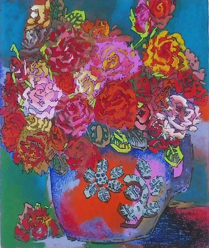 薔薇 | 絹谷幸二 買取・作品 | 洋画、絵画高額査定はアート買取協会