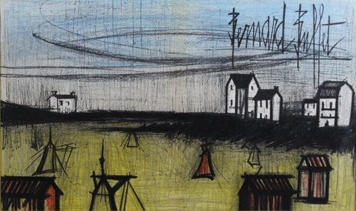 103小さな海岸｢ベルナールビュッフェ版画作品集｣ | ベルナール