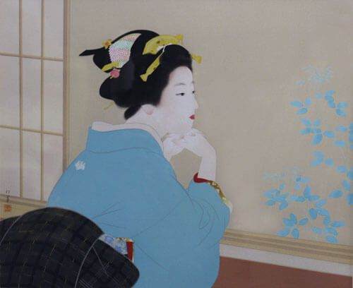 上村松園　「若葉」 上村 松園 「若葉」 Shoen Uemura - 創業36年 美術品販売 ギャラリー田辺