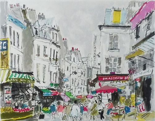 ムフタール通り | 児玉幸雄 買取・作品 | 洋画、絵画高額査定は