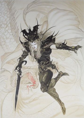 白い炎 | 天野喜孝 買取・作品 | インテリアアート、絵画高額査定は