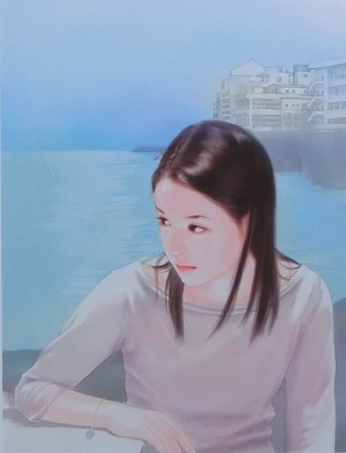 蒼穹下の想い | 平凡・陳淑芬 買取・作品 | インテリアアート、絵画 