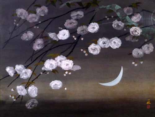 新月 | 稗田一穂 買取・作品 | 日本画、絵画高額査定はアート買取協会