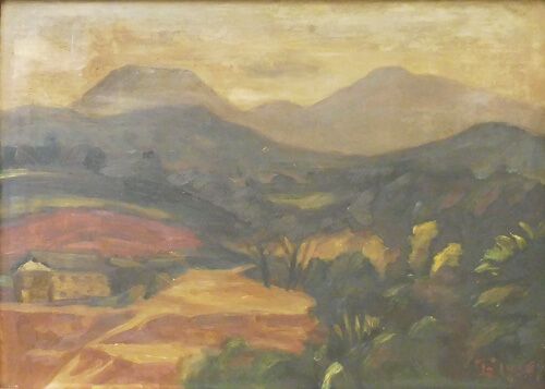 有島生馬、【昭和新山】、希少な画集より、新品高級額・額装付 有島生馬】 油彩、版画各種 査定 鑑定 買取 致します｜井浦歳和 ロイド