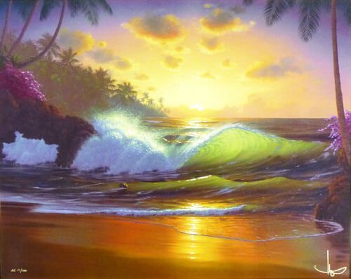 タイムレスオーシャン | ジョン・アルホーグ 買取・作品 | インテリア