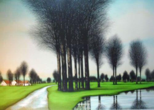 水辺の道 | ジャック・デペルト 買取・作品 | 洋画、絵画高額