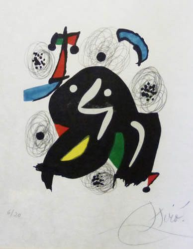 ジョアン・ミロ メロディアシッド H.C 版画 和紙 直筆サイン ジョアン・ミロ「Acid Melody」リトグラフ :: 絵画買取・販売 - シバヤマ