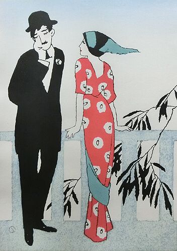 椿姫 | 竹久夢二 買取・作品 | 日本画、絵画、骨董品・古美術