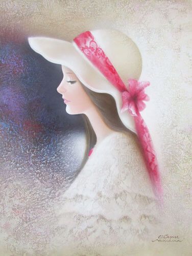 帽子の女