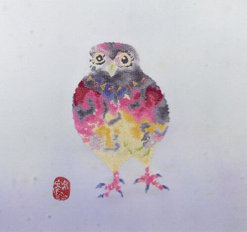 片岡鶴太郎さんの絵[威風堂々]｜ホビー、カルチャー