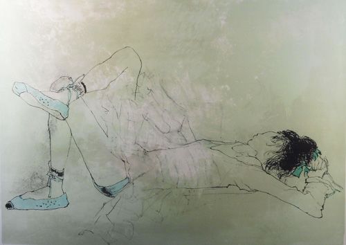 青いシューズのバレリーナ | ジャン・ジャンセン 買取・作品 | 洋画