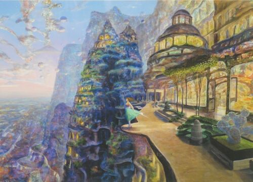 天文館の宵 | 井上直久 買取・作品 | インテリアアート、絵画高額査定