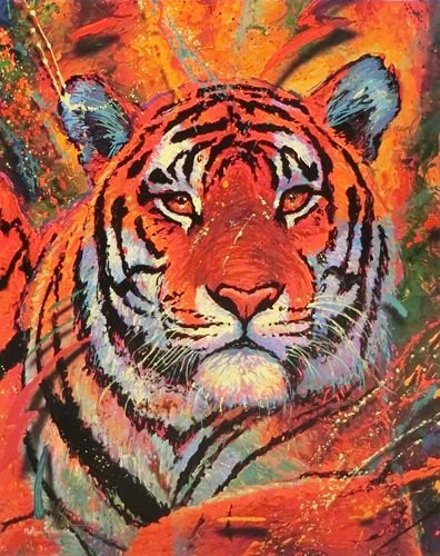 タイガー | クリスチャン・リース・ラッセン 買取・作品 | インテリア