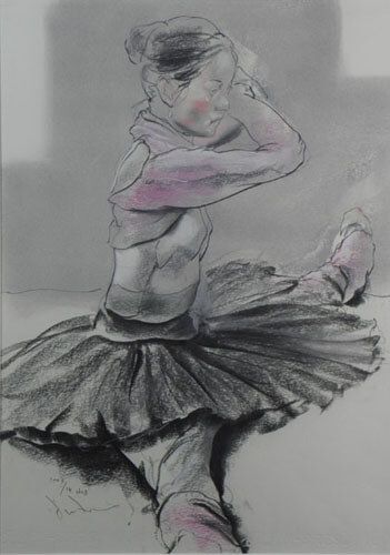 バレリーナ | 広田稔 買取・作品 | 洋画、絵画高額査定はアート買取協会