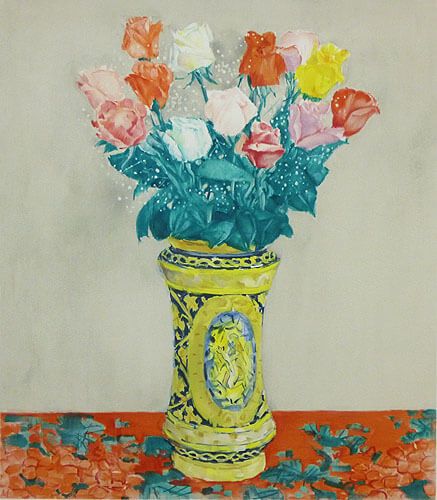 薔薇 | 吉井淳二 買取・作品 | 洋画、絵画高額査定はアート買取協会