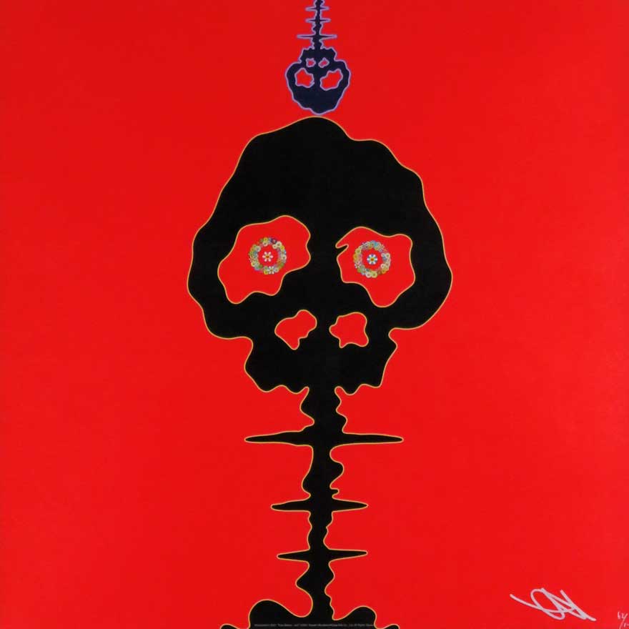 村上隆カイカイキキ限定ポスターDOKURO silverタイムボカン 村上隆カイカイキキ限定ポスターDOKURO silverタイムボカン 村上隆