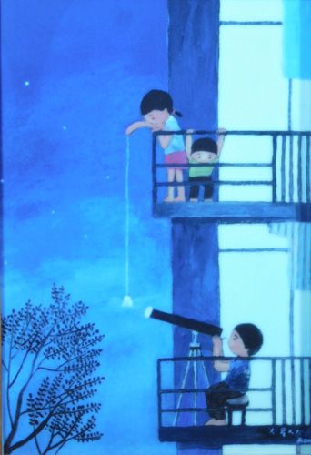 火星人だ | 谷内六郎 買取・作品 | 洋画、絵画高額査定はアート