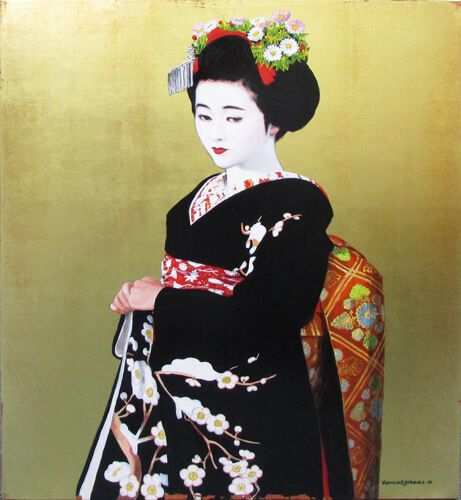 左褄 | 小松崎邦雄 買取・作品 | 洋画、絵画高額査定はアート買取協会
