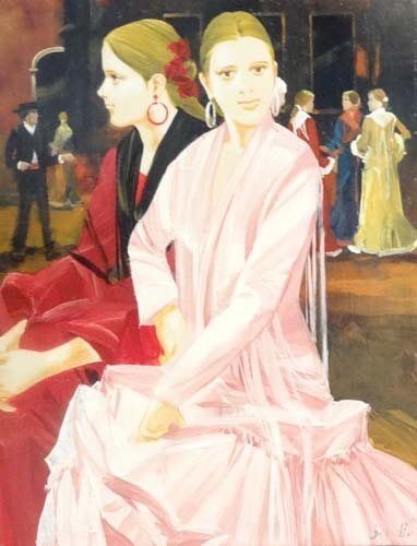 セビリアの娘 | 斎藤三郎 買取・作品 | 洋画、絵画高額査定はアート