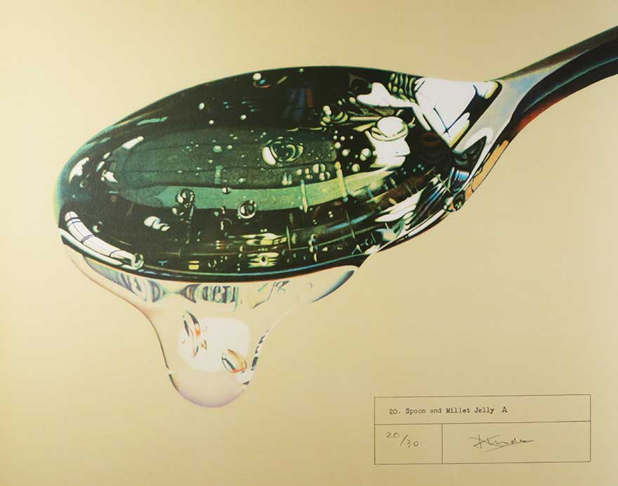 スプーンに水あめ | 上田薫 買取・作品 | 現代アート、絵画高額