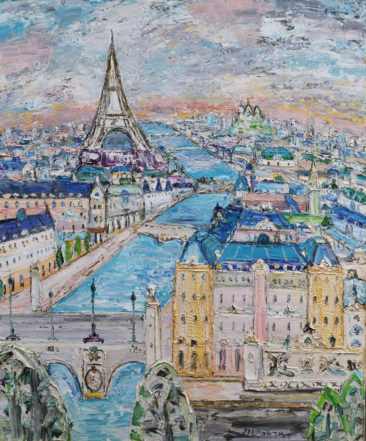 PARIS パリ展望 | 鈴木マサハル 買取・作品 | 洋画、絵画高額査定は