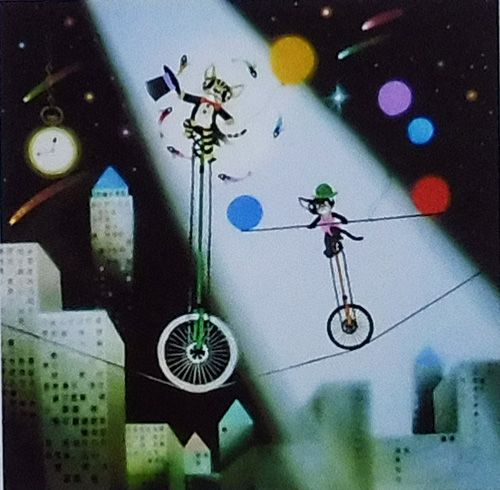真夜中のデート | 藤城清治 買取・作品 | インテリアアート