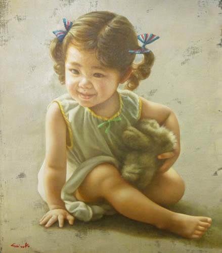 少女 | 藤岡心象 買取・作品 | 洋画、絵画高額査定はアート買取協会