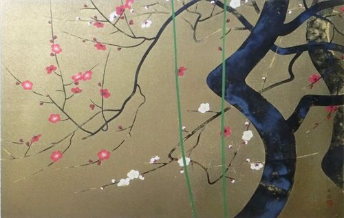 紅白梅 | 中村岳陵 買取・作品 | 日本画、絵画高額査定はアート買取協会