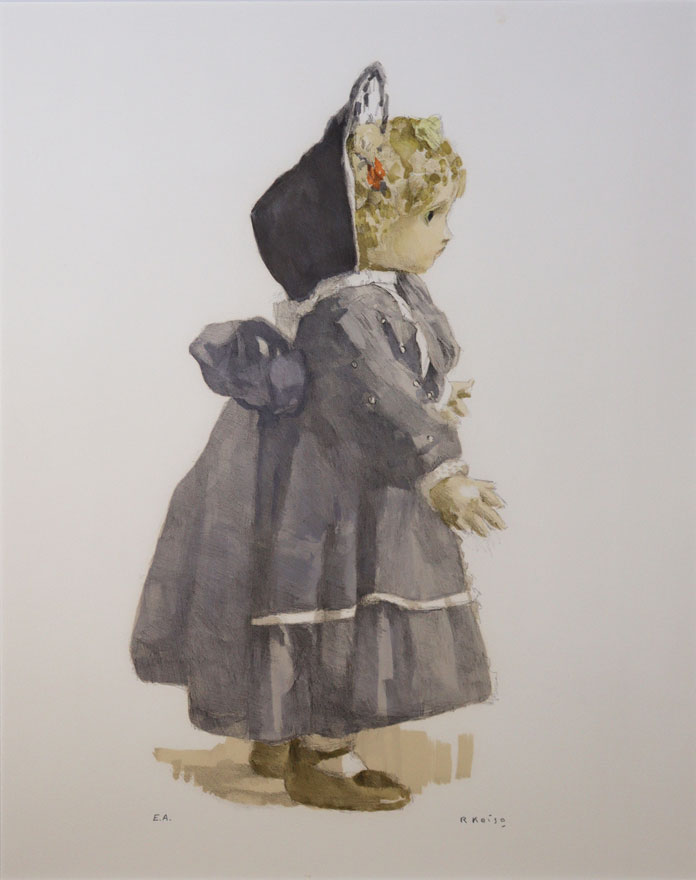 紫のコスチューム | 小磯良平 買取・作品 | 洋画、絵画高額査定は