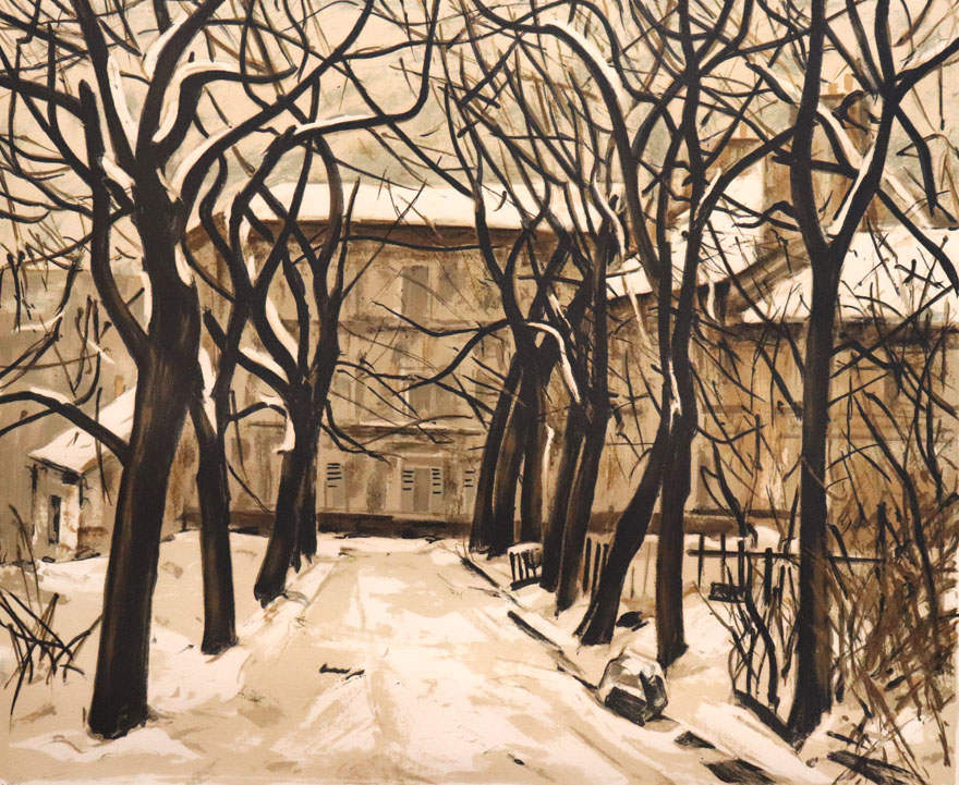 雪景色 | 荻須高徳 買取・作品 | 洋画、絵画高額査定はアート