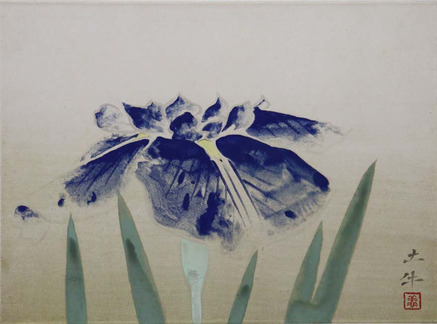 81Z301絵画 日本画掛軸 奥村土牛 茶掛け 掛け軸 骨董 Yahoo!オークション - 「奥村土牛」美術品の落札相場・落札価格