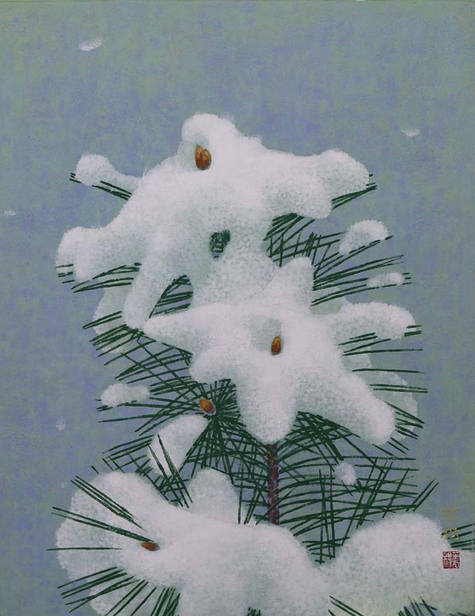 吉沢雪葊　　紙本立軸　山水　古美術 骨董品 中沢樹芳「水墨山水」掛軸（尺八立） | 吉村唐木店 WEBSHOP