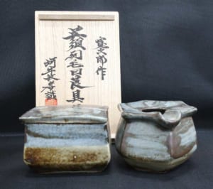 呉須刷毛目莨具揃
