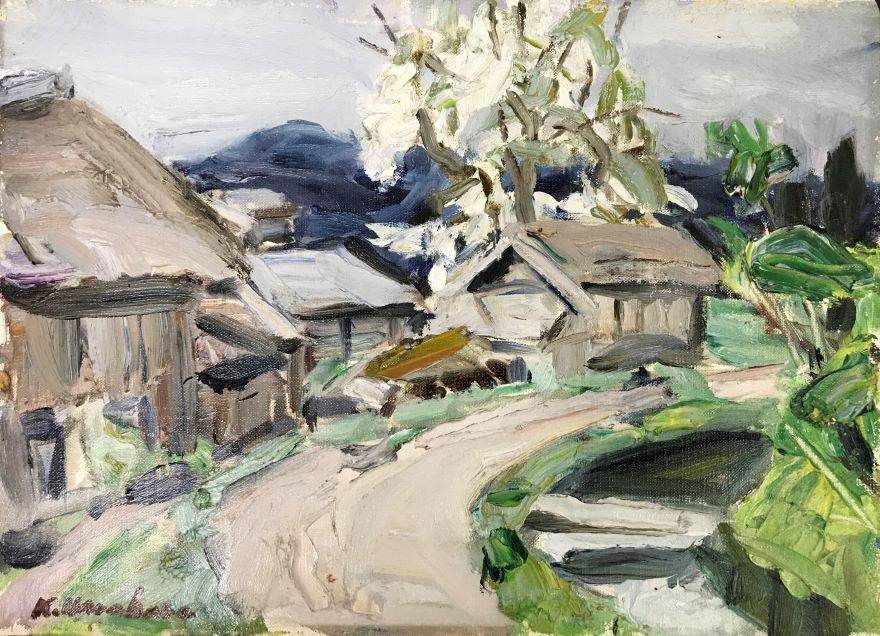風景 | 楢原健三 買取・作品 | 洋画、絵画高額査定はアート買取協会