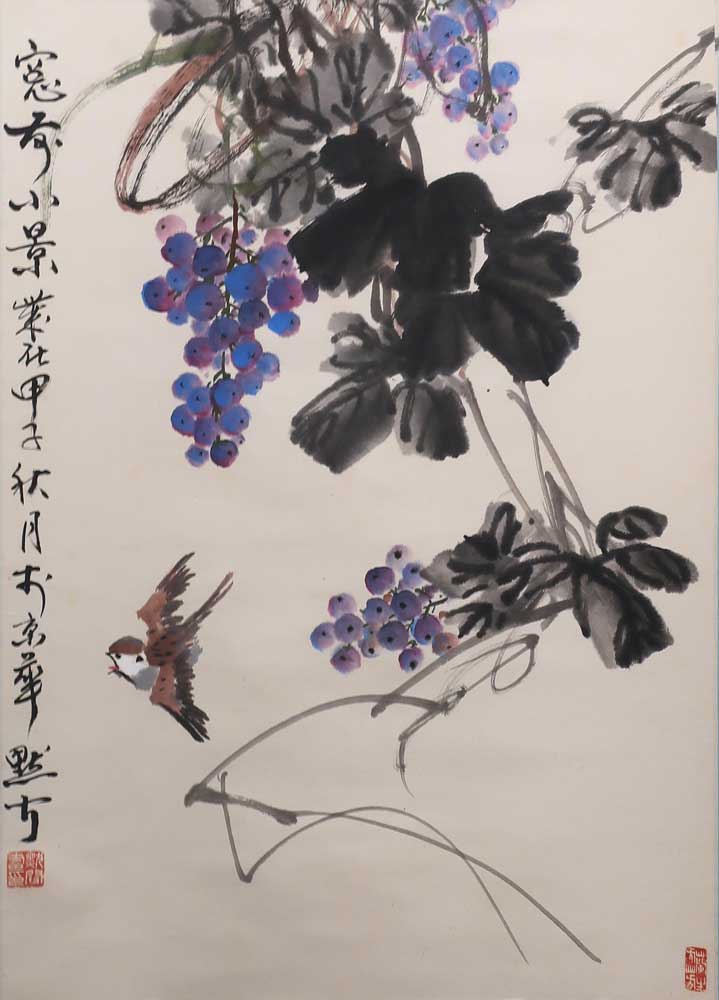 黙閻「花鳥図」 | その他 中国絵画・書 買取・作品 | 中国美術・西洋