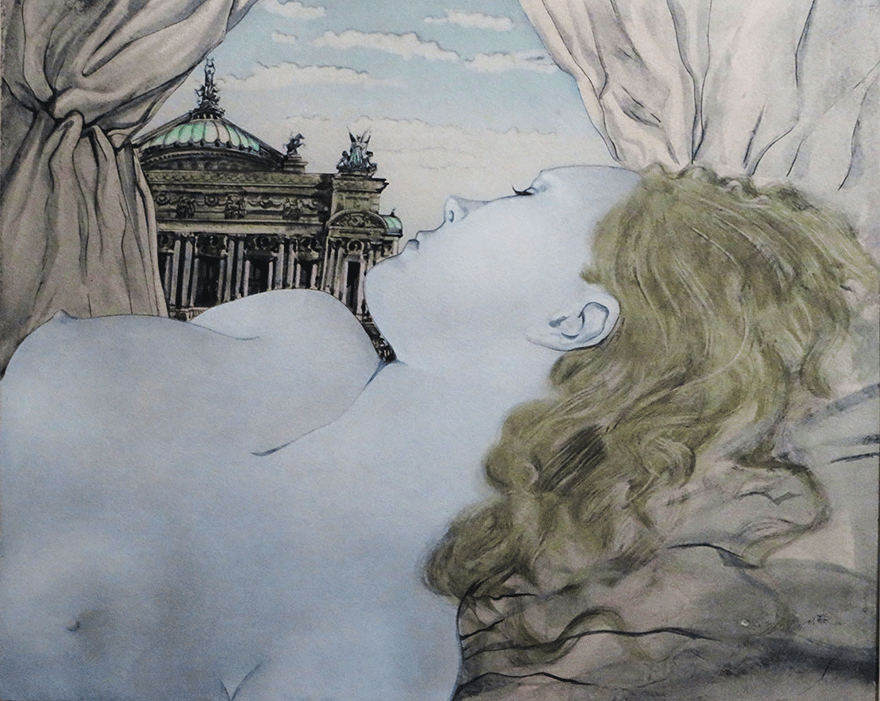 オペラ座の夢 | 藤田嗣治 買取・作品 | 洋画、絵画高額査定はアート