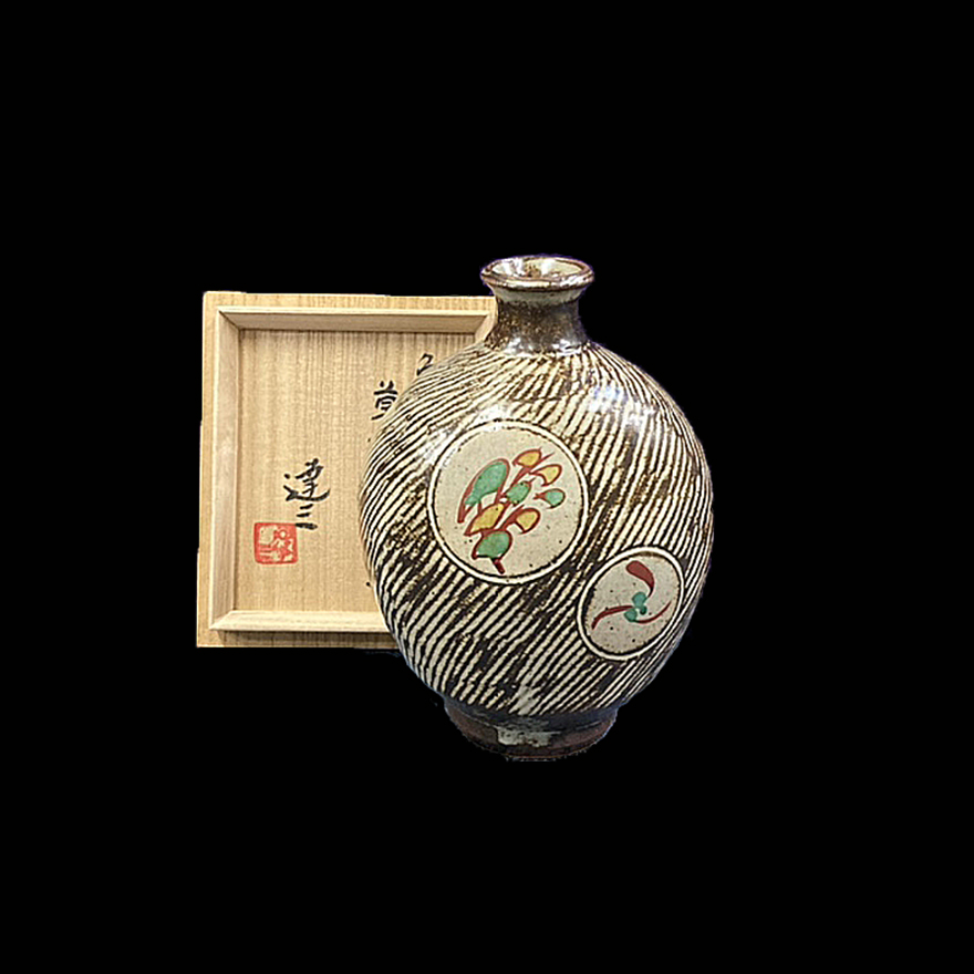 骨董 陶磁器 z32【琳琅斎】旧家収蔵 青花 年年有余 図紋 水盆 置物(骨董