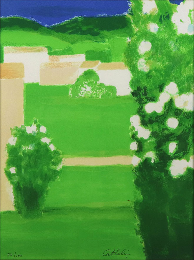 リトグラフ ベルナール・カトラン 「花の知性」 専用他の方発送