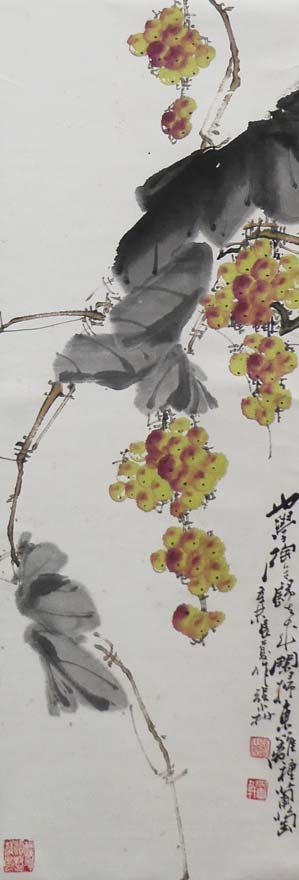 絵画 蘇葆楨 墨葡萄 水墨画 額装 中国美術 骨董品 美術品 絵画 蘇葆楨 墨葡萄 水墨画 額装 中国美術 骨董品 美術品 【公式通販】