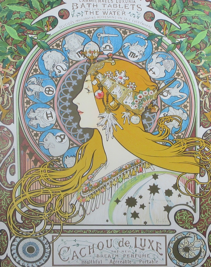 黄道十二宮Ver.6 1898 ゾディアック | アルフォンス・ミュシャ 買取